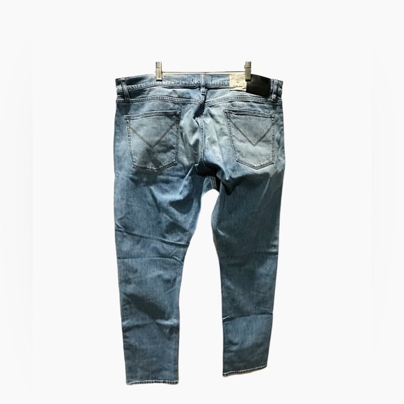 JOHN VARVATOS JEANS CLOUD BLUE SZ 40 NEW NWT REG $218 JV702 J702 BRENT WASH SLIM - Picture 4 of 6